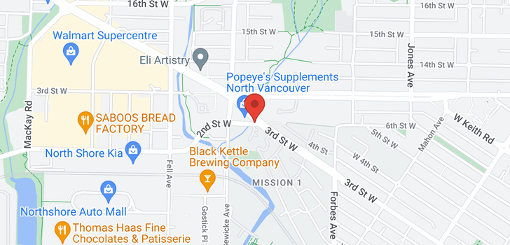 map of 609 733 W 3RD STREET